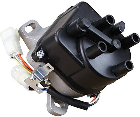 AIP Electronics Complete Premium Electronic Ignition Distributor Compatible Replacement For 1988-1991 Acura Integra Honda Civic 1.6L 1st Generation JDM ZC OBDO Oem Fit DTD03
