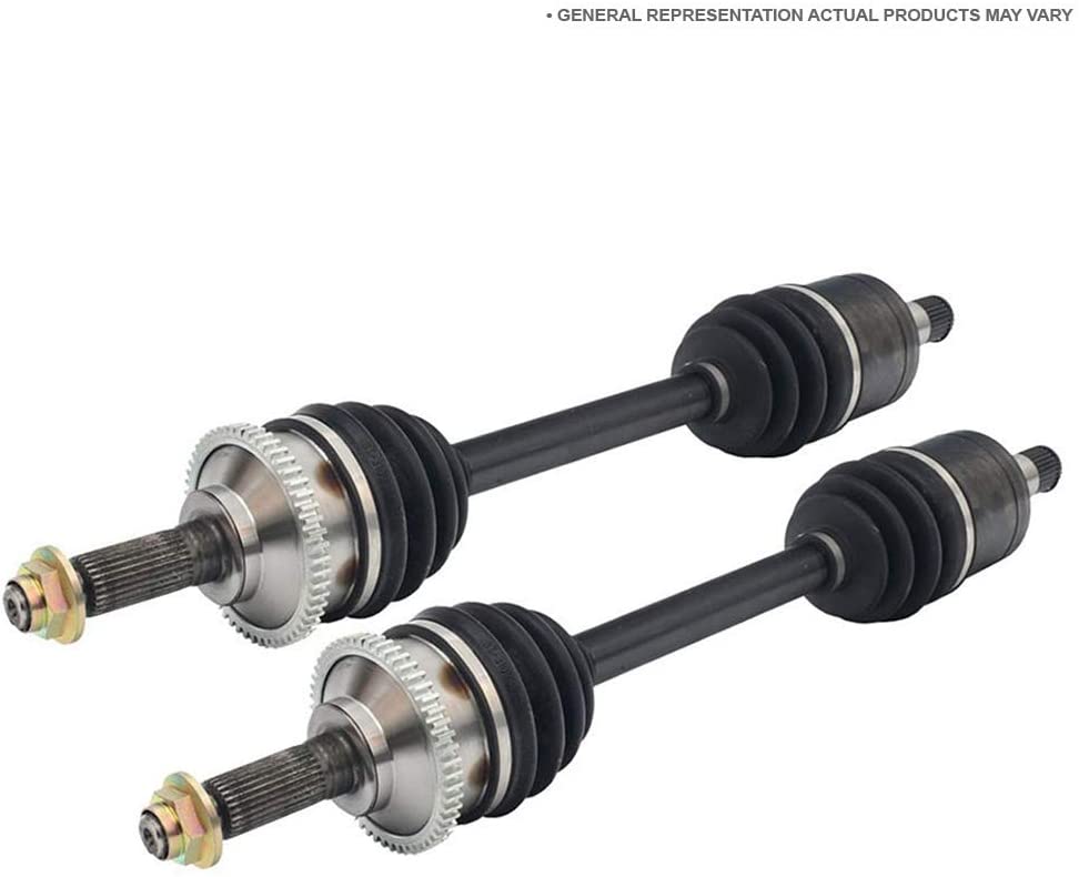 For Jaguar S-Type Super V8 Vanden Plas XJ8 XKR XJR Pair Rear CV Axle Shafts - BuyAutoParts 90-917752D New
