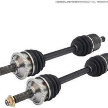 For Jaguar S-Type Super V8 Vanden Plas XJ8 XKR XJR Pair Rear CV Axle Shafts - BuyAutoParts 90-917752D New