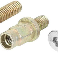 X AUTOHAUX Aluminum Alloy Low Profile Engine Valve Cover Washer Bolt Gasket Kit Black for Honda K-Series