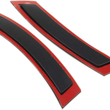 GSRECY 2pcs for BMW E92 E93 3 Series 2DR 2007-2013 Front Side Marke Fender Bumper Reflector (Smoke Lens)