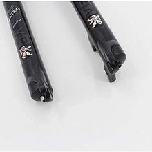 YHBM Bicycle Fork 1-1/8'' Bike Bicycle Aluminum Alloy Disc Brake Shoulder Control Damping Adjustment Travel 100mm,26 Inch Suspension Fork