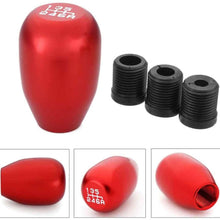 Manual Racing JDM Type-R 6 Speed Manual Gear Shift Knobs Replacement fit for Universal Most of Vehicle(Blue)