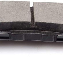 ROADFAR Premium Ceramic Brake Pads Sets 8pcs fit for Infiniti G37/Q50/Q60/Q70/QX60/QX70, Nissan 370Z/Juke/Leaf/Maxima/Murano/Pathfinder/Quest/Rogue/Rogue Sport/X-Trail