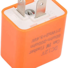 5pcs/set 12v 2 pin Electronic Turn Signal Flasher Relay, Turn Signal Flasher Relay for Led Lights