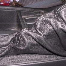 RedlineGoods Leather Shift Boot+ebrake Boot Set Tailor Made for Nissan Skyline R33 1994-98