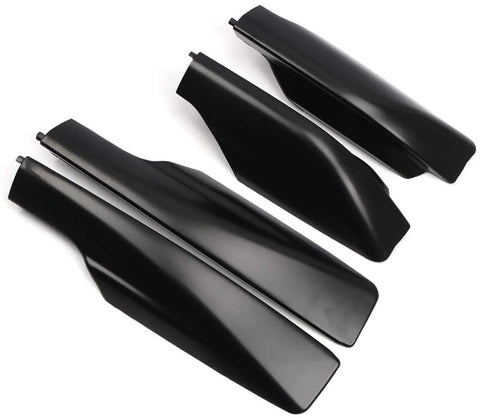 HIGH FLYING Car Accessories Black Roof Rack Rails End Cap Protection Cover Shell for Toyota RAV4 2001-2005