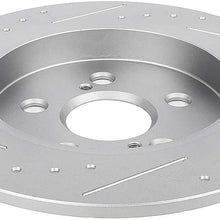SCITOO Brakes Rotors 4pcs Drilled Slotted Discs fit for 2009-2010 for Pontiac Vibe,2009-2019 for Toyota Corolla,2009-2013 for Toyota Matrix