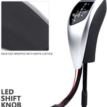 Acouto Automatic LED Gear Shift Knob Manual Shifter Knob for BMW E46 E60 E61 E63 E64(Carbon Fiber)