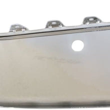Bumper End compatible with Chevrolet Silverado Sierra 07-14 Rear Chrome W/Sensor Holes Right Side Steel