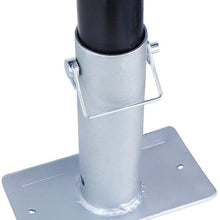 NBJINGYI Tall Trailer Jack Foot Plate 2000LBS Capacity with Pin Base for A-Frame Boat RV Camper Removable