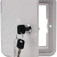 KABITA115 - Power Cord Hatch Electrical Access Door for RV Camper Trailer Motorhome Power Protection