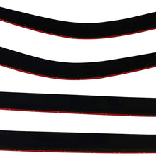 Optimal Co 2019-2020 Smoke Tinted Tape-On Side Window Vent Visor Deflectors Rain Guards for Chevrolet Silverado 1500 & for GMC Sierra 1500 Crew Cab Pickup Truck - 4 Piece Set