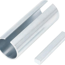 X AUTOHAUX 1" to 1 1/8 Inch -1/4" Engine Shaft Sleeve Adapter Kit with Step Key for Car