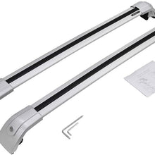 HEKA for Audi Q3 2012-2017 Cross Bar Crossbar Roof Rail Rack Luggage (Black)