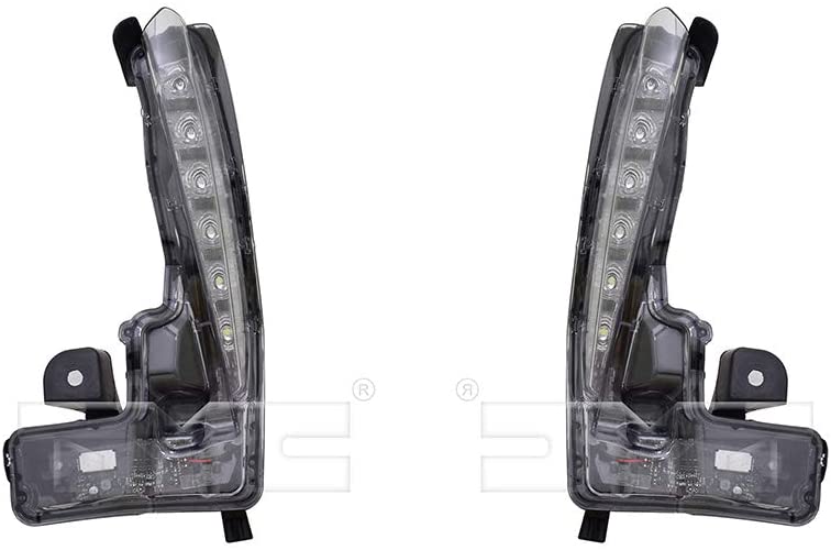 CarLights360: For 2017 2018 Toyota Corolla Daytime Running Light Assembly Driver and Passenger Side CAPA Certified w/Bulbs - Replaces TO2562103 TO2563103 (Vehicle Trim: SE ; XSE)