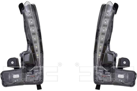 CarLights360: For 2017 2018 Toyota Corolla Daytime Running Light Assembly Driver and Passenger Side CAPA Certified w/Bulbs - Replaces TO2562103 TO2563103 (Vehicle Trim: SE ; XSE)