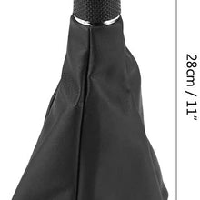 Acouto Car Gear Shift Knob Manual Shifter Knob with Gaiter Boot Cover For VW Golf 3 Jetta MK3 1991-1998(5 Speed)