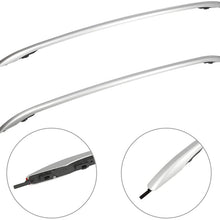 AUTOMUTO Crossbars Side Rails fit for 2013 2014 2015 2016 for Ford Escape Sport Utility 4-Door Aluminum Silver Roof Top Bar Luggage Carrier Top Side Rails