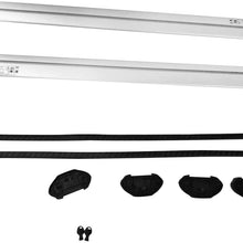 Kingcher 4 PCS Silver Roof Rails & Crossbars Fit for Land Rover Discovery 5 LR5 2017 2018 2019 2020 2021 Rack Bars Baggage Luggage