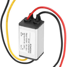 Esenlong DC-DC 12V/24V to 5V 5A Buck Converter Step Down Power Supply Module (White+Black)