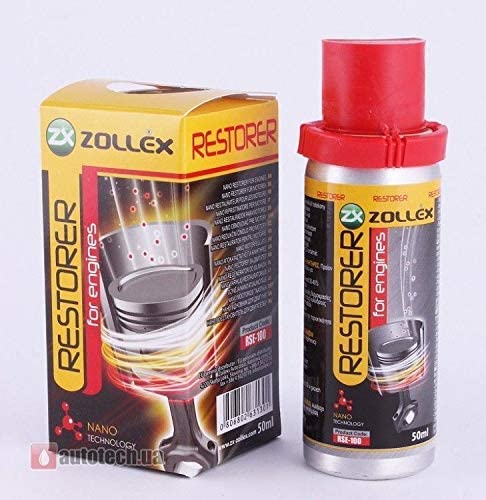 Zollex Nano Oil Additive Anti Friction Restorer for Car Engine Fuel Protect and Repair Treatment 50ml/1.7 oz