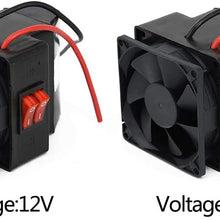 Wavel 12/24 V Heater Fan Replacement Interior Dual Switch Car Heating 200W Defroster Defogger Portable