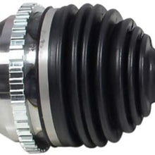 Front Left CV Axle Joint Assembly Shaft for Hummer H1 6.5L V8 10K w/o Heavy Duty Replacement No. NCV82074