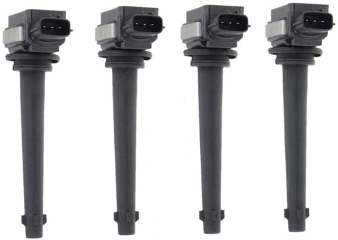 Set of 4 Ignition Coils Pack for Nissan Sentra 2007-2012 Tiida 2007-2010