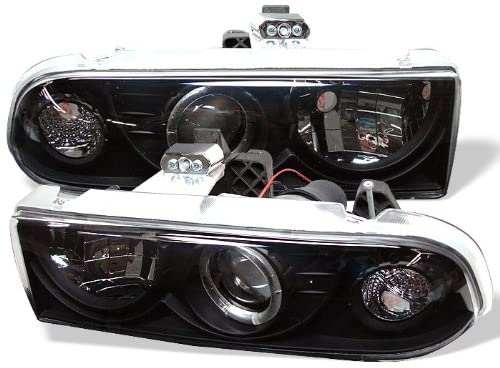 Spyder Auto 5009524 LED Halo Projector Headlights Black/Clear