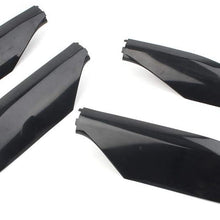 Three T 4pcs Roof Rack Cover Rail End Protection Leg Cover Shell Cap Replacement Fit for Toyota Land Cruiser Prado FJ120 2003-2009