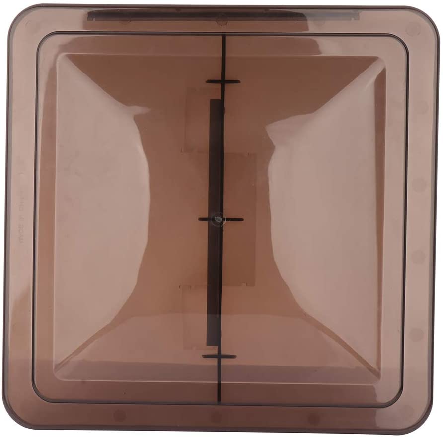 FINDAUTO Good Quality S-tandard Size 14 x 14 Camper Roof Vent Lid Smoked VL200-S Trailer Motorhome RV Vent kit