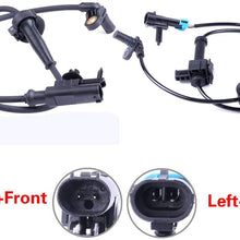 Aintier 2PCS Left+Right+Front+Rear ABS wheel Speed Sensor brake sensor Fit for 2007-2013 Chevrolet Silverado 1500 2007-2008 Chevrolet Silverado 3500 HD 2007-2013 GMC Sierra 1500