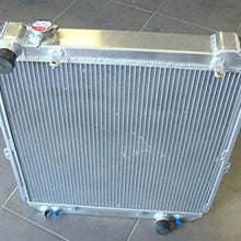 Aluminum Radiator+Fan For Toyota Hilux surf KZN130 1KZ-TE 3.0 TD 1993-1996 94 95