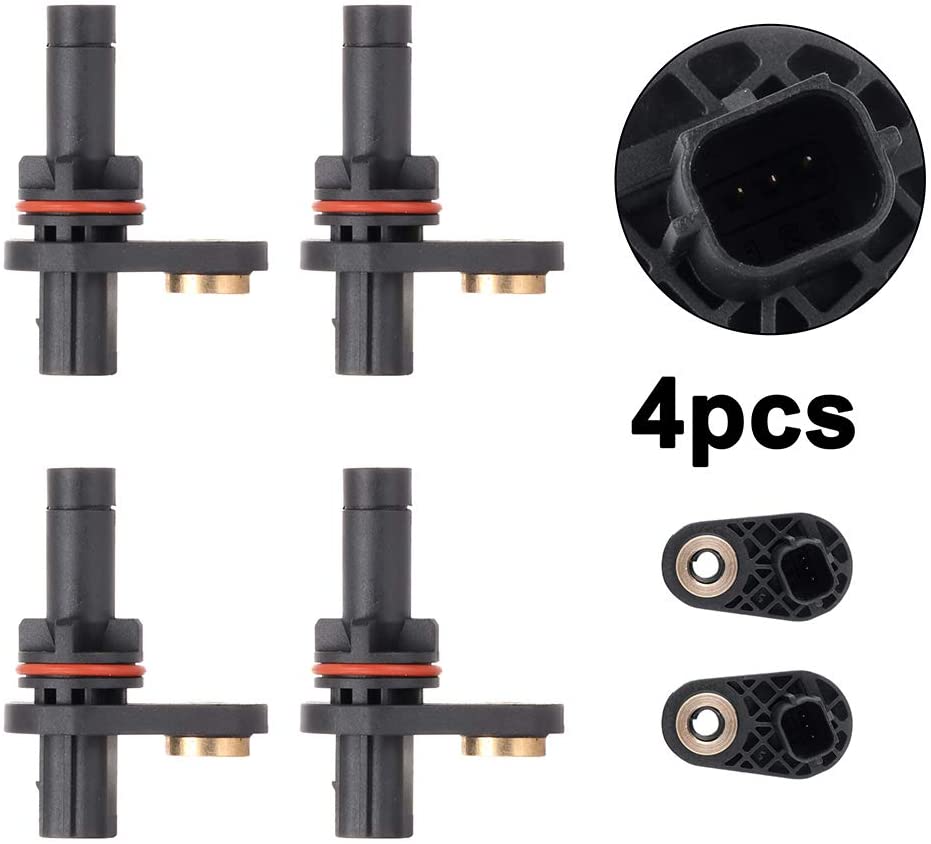 LUJUNTEC Crankshaft Position Sensor Replacement for 12590991 2008-2010 Buick Enclave 2008-2009 Cadillac CTS 2007-2009 Cadillac SRX 2008-2009 Cadillac STS 4pcs