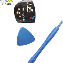 SZMWL Car Gear Sticker Shift Knob Panel Cover for BMW LHD Models ///M E82 E90 E60 F10 F30 F34 Long Type