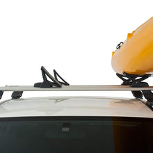 Rhino Rack Nautic 580 Series Kayak/Canoe Carrier, Includes 2 x Tie Down Straps and 2 x Rapid Straps w/Unique Buckle Protector