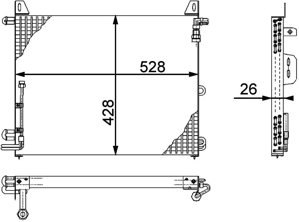 MAHLE Behr AC 656 000P A/C Condenser