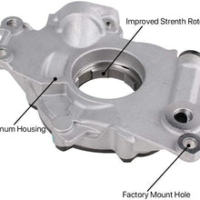 Standard Volume Oil Pump Replacement - Compatible with 4.8L 5.3L 6.0L Chevy Silverado, Suburban, Tahoe, Trailblazer, GMC Sierra, Yukon, Cadillac Escalade - Replace M295 12696357 12586665