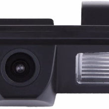 Backup Camera Waterproof Rear-View License Plate Rear Reverse Parking Camera for Chevy Loava/Aveo/Lacetti/Captiva/Cruze/Eplca/Estate Spark HRV Aveo Trailblazer (Model A= 100x29 mm (Screw Style))