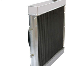 CoolingSky 3 Row Aluminum Radiator +Shroud w/14 Inches Fan for Ford Mustang Falcon Caliente Comet 1960-1966