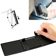 iJDMTOY Universal Fit JDM 300mm 12-Inch Wide Anti-Glare Blue Tint Flat Clip On Rear View Mirror for Car SUV Van Truck, etc