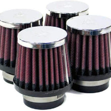 K&N Universal Clamp-On Air Filter: High Performance, Premium, Washable, Replacement Filter: Flange Diameter: 1.937 In, Filter Height: 3 In, Flange Length: 0.625 In, Shape: Round Tapered, RC-1064