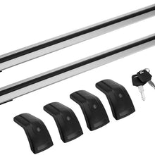 MotorFansClub Roof Racks Cross Bars Fit for Compatible with Audi Q3 2019 2020 Crossbars Luggage Cargo Rack Aluminum
