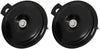 OCPTY Motorcycle Electric Horns 108DB Scooter Round Twin Horn Speaker for ATV Bicycle Motorcycle,Black