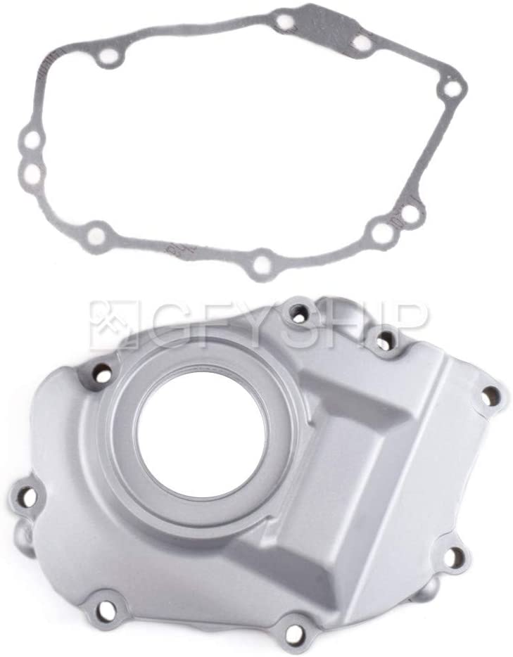 For Honda CBR600 F2 F3 1992-1998 CB600 Hornet 1998 1999 2000 2001 2002 2003 2004 2005 2006 2007 CBR CB 600 Motorcycle Engine Stator Crank Case Generator Cover Crankcase (Silver)