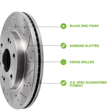 Brake Kits,SCITOO Front Discs Brake Rotors and Ceramic Pads fit for 2013-2018 Lexus ES300h, 2007-2018 Lexus ES350, 2008-2018 Toyota Avalon, 2007-2017 Toyota Camry