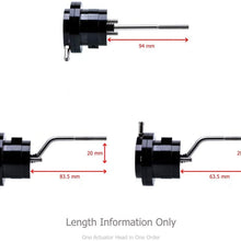TRITDT Billet Adjustable Wastegate Actuator replace for GARRETT GT25R GT(X)28R GT(X)30R New Bracket and Rod (Total 8 springs set)