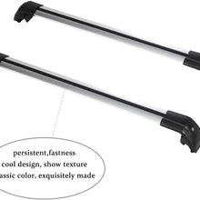 Fastspace Roof Rack Crossbars Fit for Mitsubishi Outlander 2013-2019 Top Roof Baggage Rack - Max Load 150LBS 2 Pcs Aluminum Luggage Crossbars Cargo Rooftop Carrier