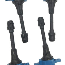 JESBEN 22448-6N002 22448-6N011 Set of 4 Ignition Coils Replacement for Nissan Sentra 1.8L 2001-2006 Almera N16 Primera P11 UF-351 UF351 UF548 UF-548 C1397 22448-6N015